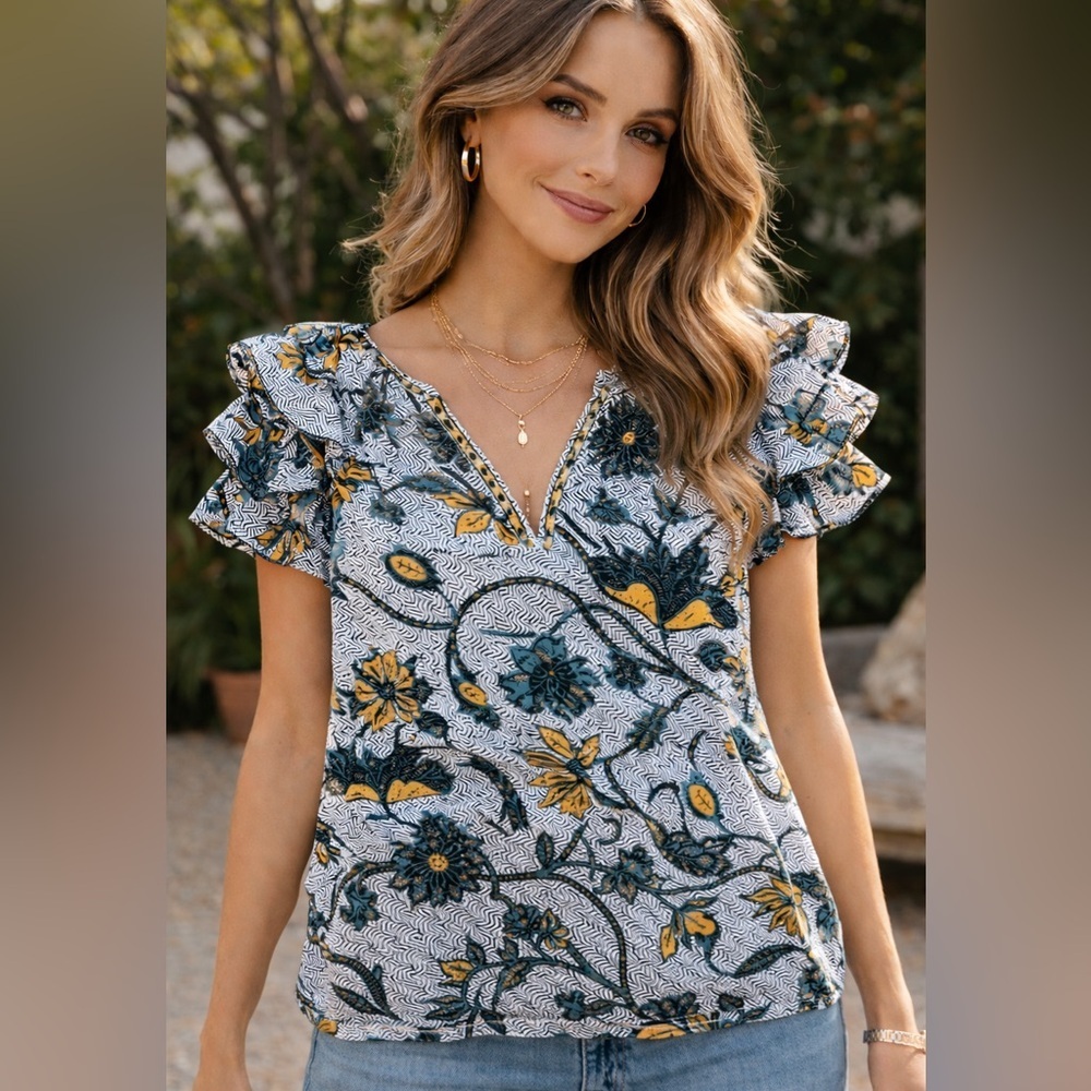 Ulla Johnson Monochrome Cotton Top